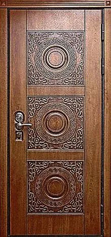 Входная дверь Czar-1 (МДФ Винорит / Массив дерева) - внутренняя сторона