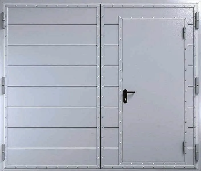 Противопожарные ворота Fenix-12 (Нитроэмаль) - внешняя сторона